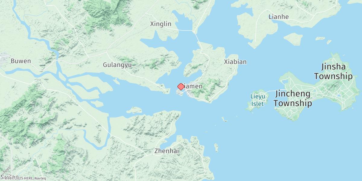 Map of Xiamen Gang