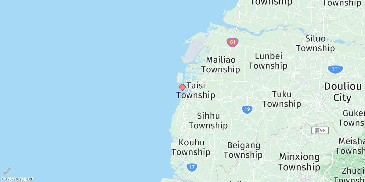 Map of T'Ai-hsi
