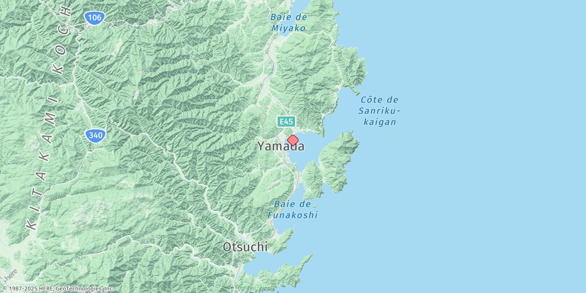 Map of Yamada