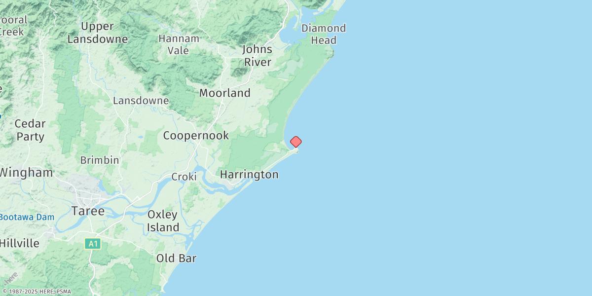 Map of Crowdy Head