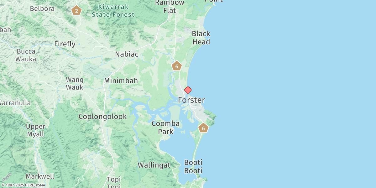 Map of Forster