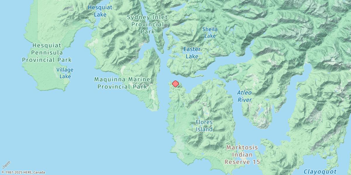 Map of Riley Cove