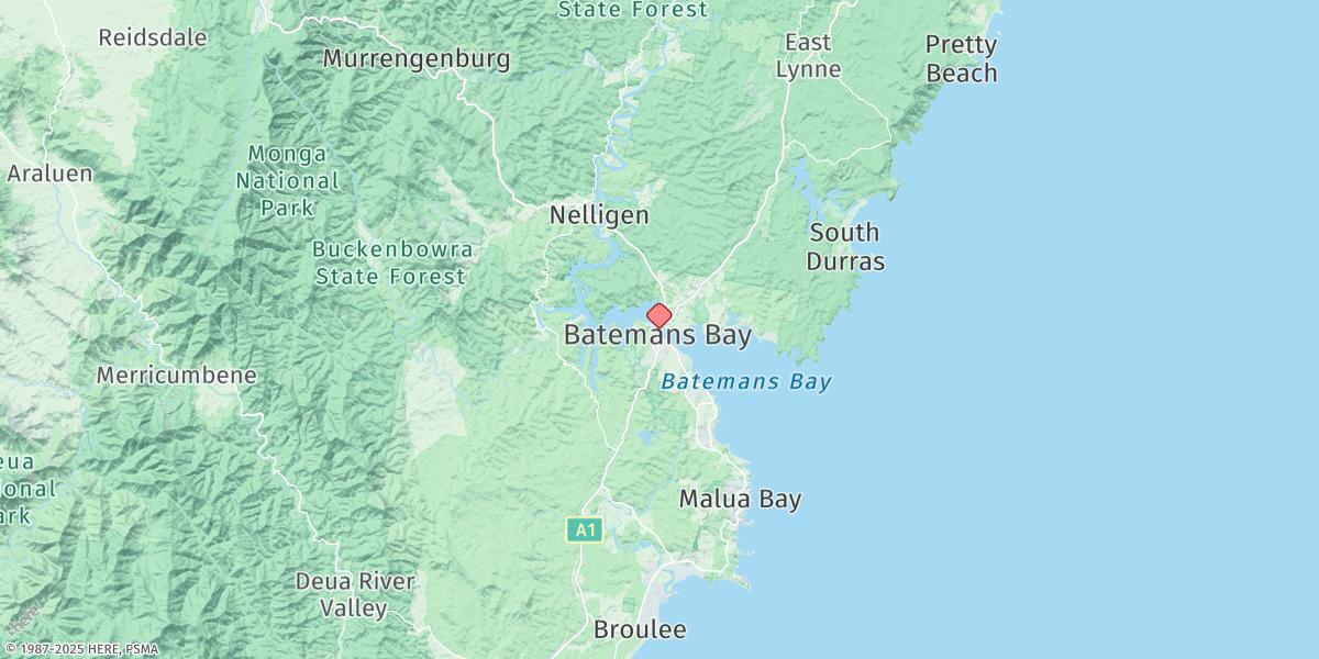 Map of Princess Jetty (Batemans Bay)