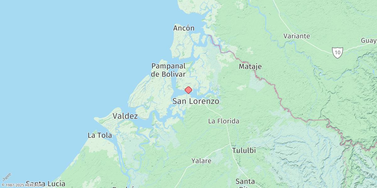 Map of San Lorenzo