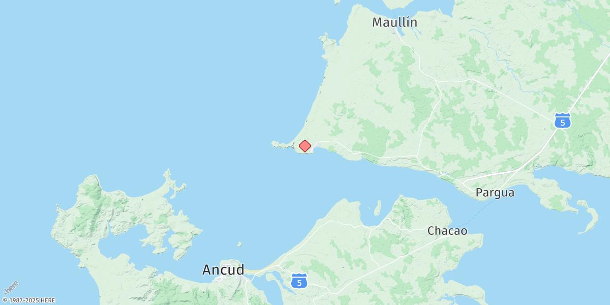 Map of Carelmapu