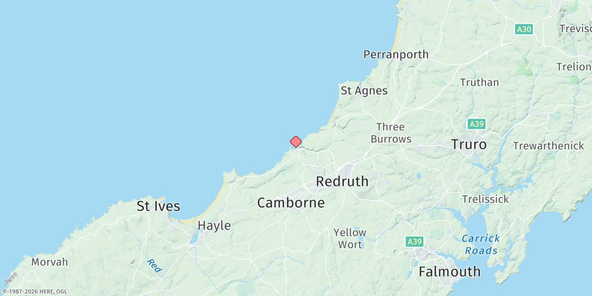 Map of Portreath