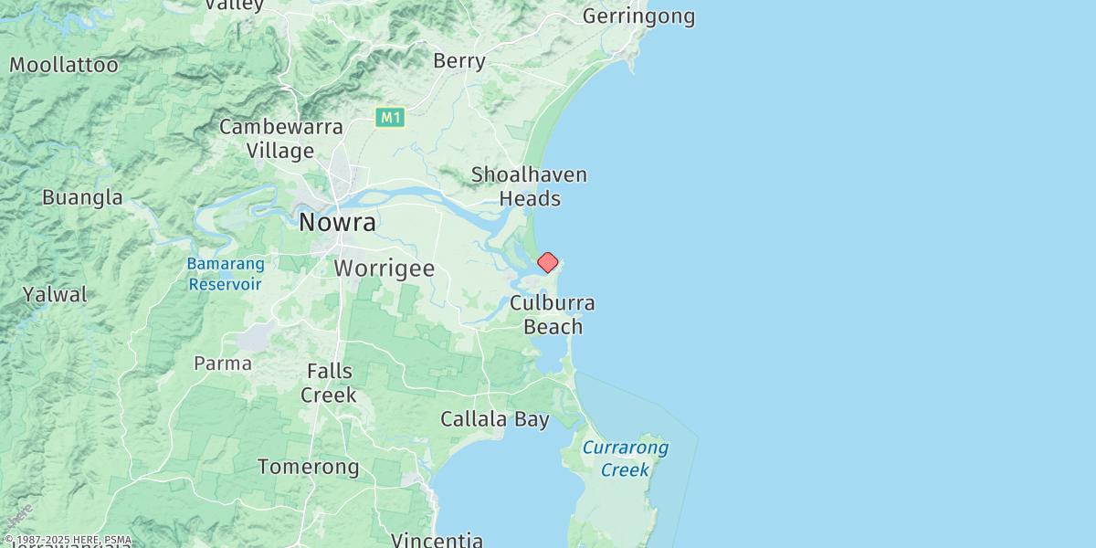 Map of Crookhaven Heads