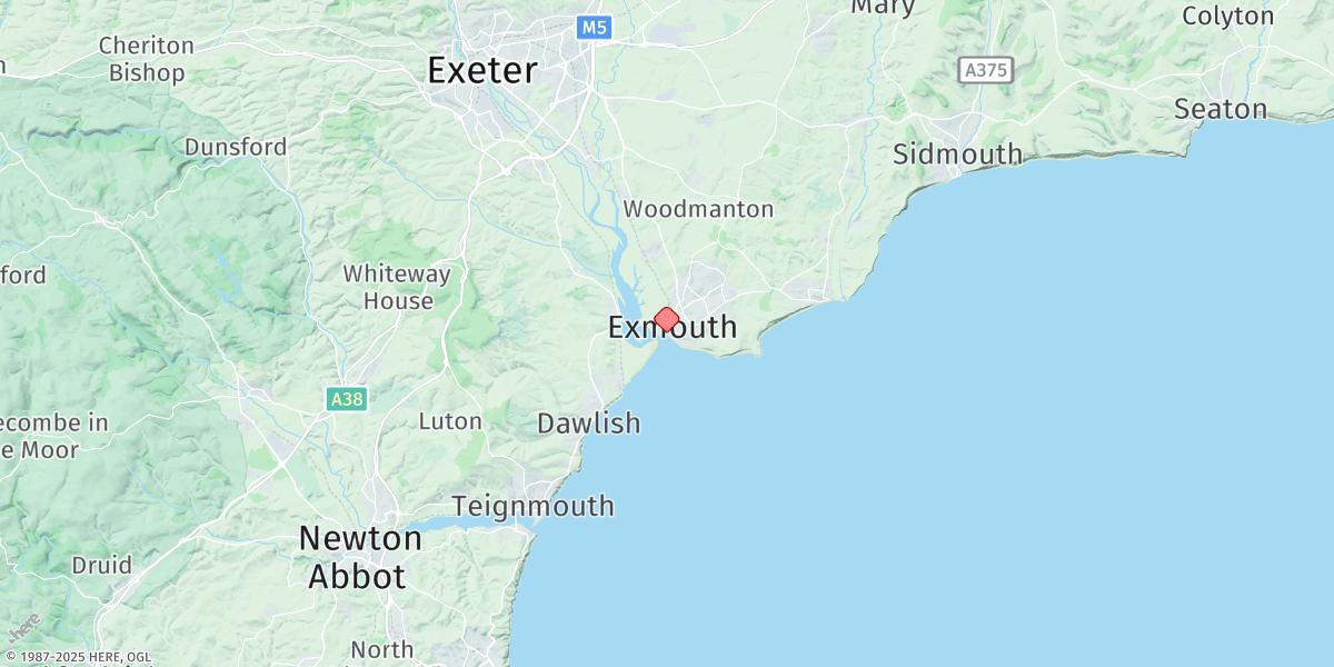 Map of Exmouth Dock