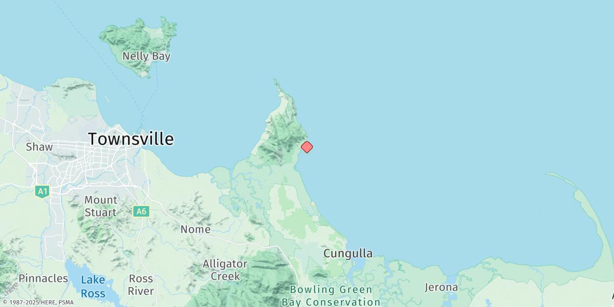 Map of Cape Ferguson