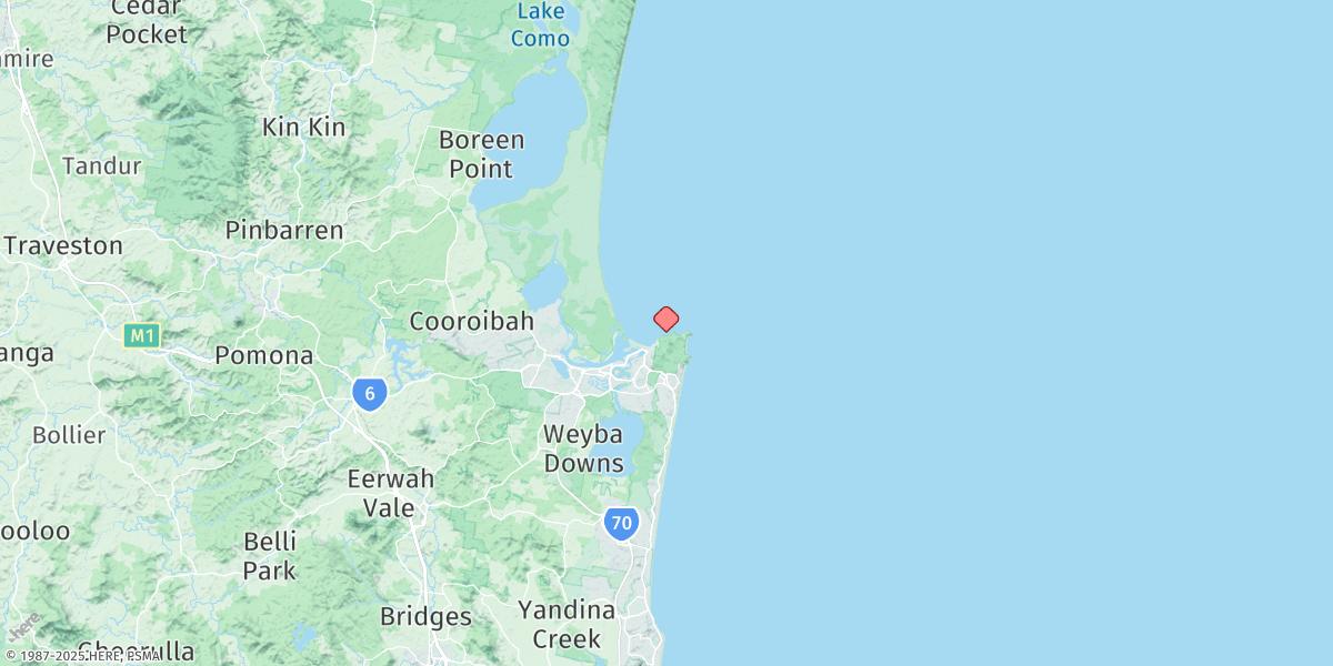 Map of Noosa Head