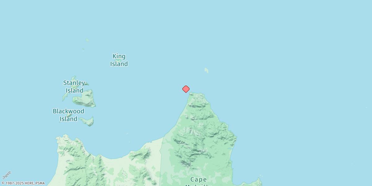 Map of Cape Melville