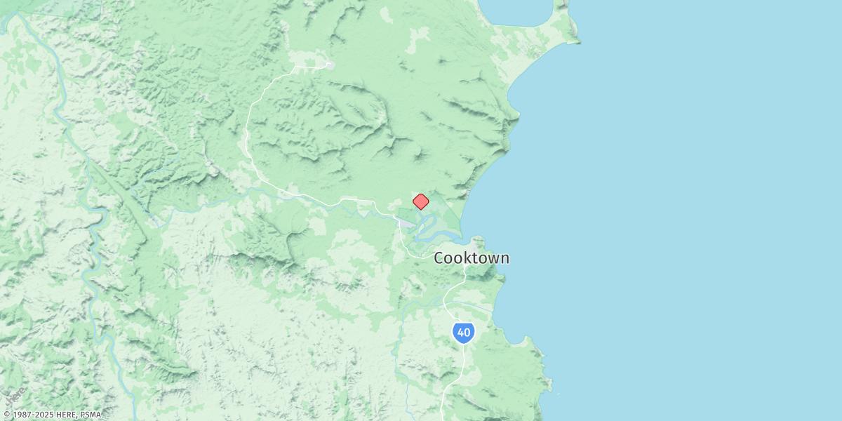 Map of Endeavour River North