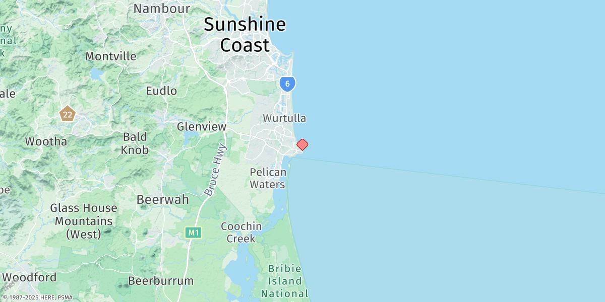 Map of Caloundra Head
