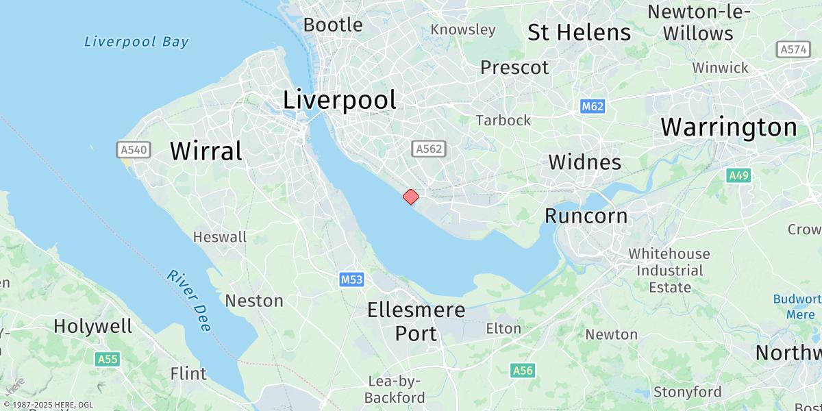 Map of Garston