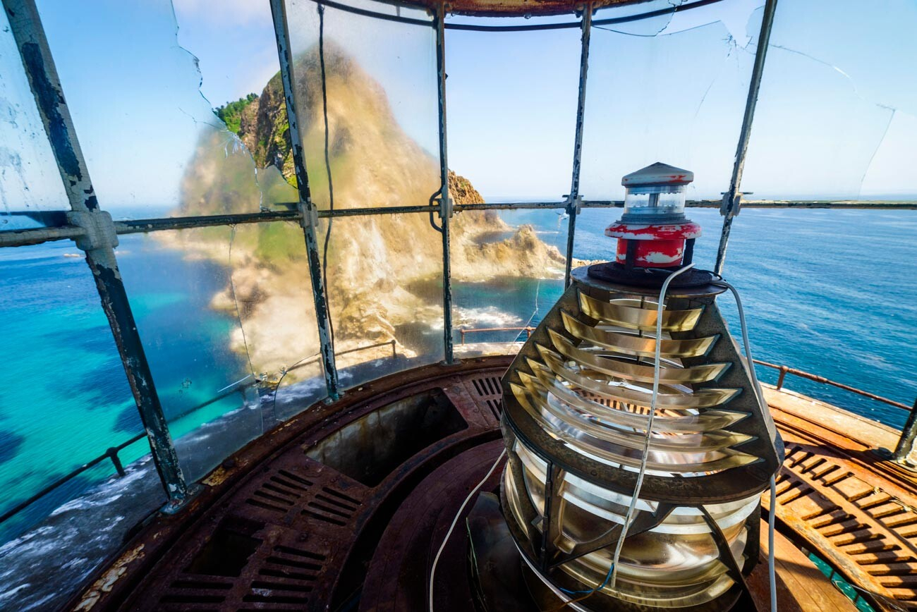 Inside Anvina Lighthouse